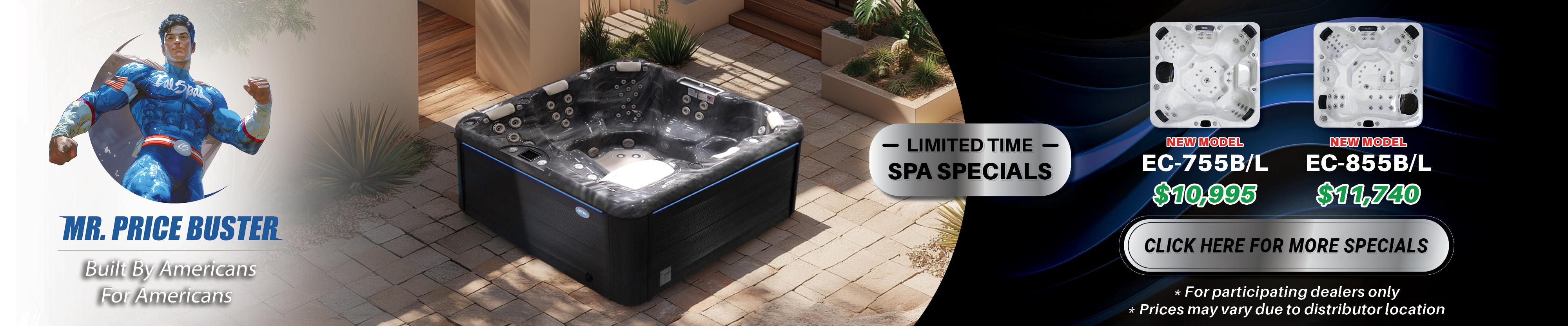 Calspas hot tub being used in a family setting - Charlotte