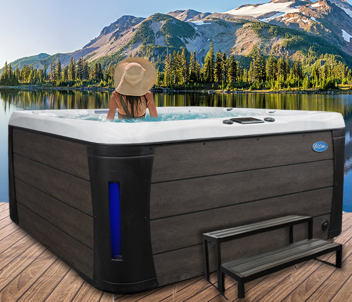 Calspas hot tub being used in a family setting - hot tubs spas for sale Charlotte